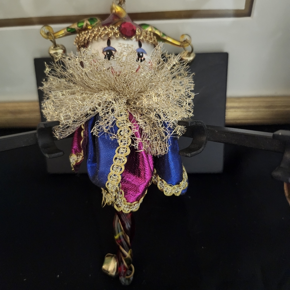 Moda Di Italia Jester Christmas Ornament with Bells - Picture 3 of 5
